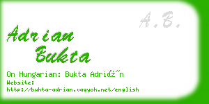 adrian bukta business card